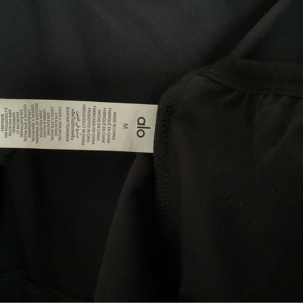 Alo Yoga Main Act Corset Puffer Black M - Picture 10 of 16